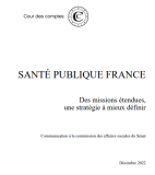 Santé publique France : Des missions étendues, une stratégie à mieux définir