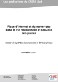 Place d'internet et du numérique dans la vie relationnelle et sexuelle des jeunes